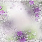 Pink Flowers Art Background