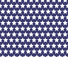 White Stars Blue Background