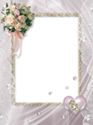 Beautiful Soft Transparent Wedding Photo Frame