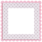 Cute Transparent Doted Frame