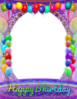 Happy Birthday Transparent Frame