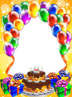 Happy Birthday Transparent PNG Frame