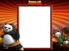 Kung Fu Panda Kids PNG Photo Frame