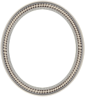 Oval Deco Frame PNG Clip Art Image