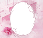 Soft Pink PNG Frame