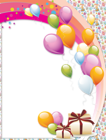 Transparent Birthday Frame