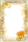 Yellow Wedding PNG Photo Frame