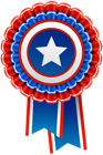 America Rosette Decor PNG Clip Art Image