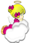 Angel on Cloud Clipart