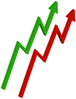 Increase Arrows PNG Transparent Clipart