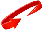 Red Circle Arrow Transparent PNG Clip Art Image