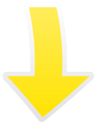 Yellow Arrow Down Transparent PNG Clip Art Image