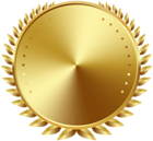 Seal Badge Gold PNG Transparent Clip Art