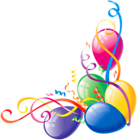 Large Transparent Balloons Deco Clipart