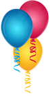 Three Balloons PNG Clipart