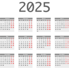 2025 PNG US Calendar