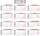 2026 EU Calendar Mtallic Transparent Image