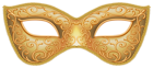 Gold Carnival Mask Transparent Image