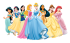 All Disney Princess PNG Cartoon Image