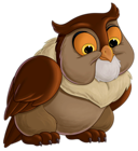 Bambi Friend Owl Transparent PNG Clip Art Image