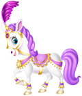 Cute Purple Pony Cartoon Transparent PNG Clip Art