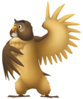 Owl Cartoon Transparent Image