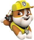 PAW Patrol Rubble PNG Cartoon Image