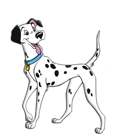 Pongo 101 Dalmatians Free PNG Clipart Picture