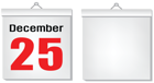 25 December Callendar Note PNG Clipart