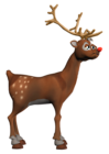 3D Rudolf PNG Clipart