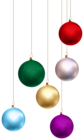 Christmas Balls PNG Transparent Clip Art