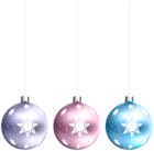 Christmas Balls Set Clip Art Image