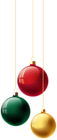 Christmas Balls Transparent PNG Image