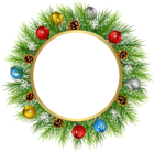 Christmas Border Frame PNG Clipart