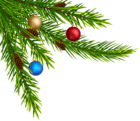 Christmas Decorative Corner PNG Clip Art