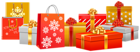 Christmas Gifts PNG Clipart Image