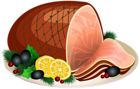 Christmas Ham Transparent PNG Clip Art Image