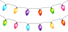 Christmas Lights Transparent PNG Clip Art