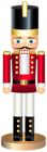 Christmas Nutcracker Red PNG Transparent Clipart