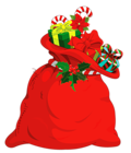 Christmas Santa Bag PNG Picture