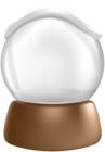 Empty Snow Globe Brown PNG Clip Ar