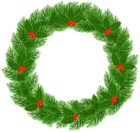 Fir Wreath PNG Transparent Clipart