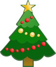 Green Simple Christmas Tree PNG Clipart