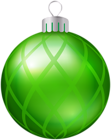 Green Xmas Ball PNG Clipart