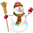 Snowman Transparent Clip Art Image