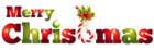 Transparent Merry Christmas Decor PNG Clipart