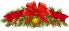 Transparent Pine Christmas Decoration PNG Clipart