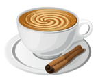 Coffee with Cinnamon PNG Clipart