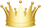 Golden Crown PNG Transparent Clipart