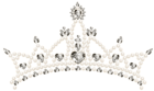 Tiara with Hearts Transparent PNG Clip Art Image